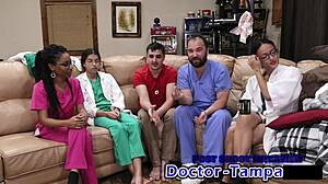 Dr tampa turns aria nicole into obedient corporate slave whore!