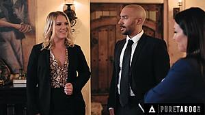 Pure Taboo: Boss's Lusty Wife Rayveness Deepthroats for Cuckold Promotion Dare