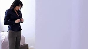 curious stepson spies alessandra snow stroking wet pussy hard