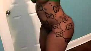african stripper rips clothes twerks her naked curves private for me
