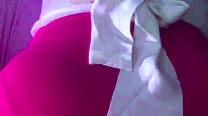 panties aside upskirt fuck cums multiple times 💦🔥