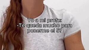 Who wouldn't give my Spanish teacher a sneaky classroom handjob after hours