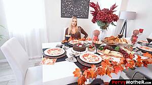 PervyMother Stepmom Fucks Stepson Dinner Urges