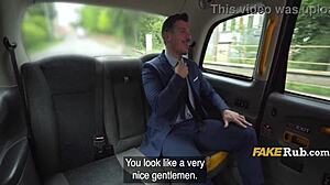 cab driver bangs amateur rider cowgirl style for cash outdoor