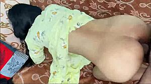 Indian Hot Bhabhi's Tight Tits Bounce in Wild Wife Fuck Session