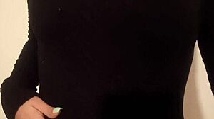 Latina secretary fingers pussy craving huge cock