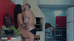 Beach Bikini Latina Craves Doggystyle Pounding After Sun