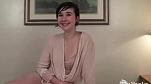 ARTEMIS RIPS CLOTHES TEASES PIERCED CLIT TO SQUIRTING ORGASM