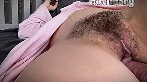 stepson risks pounding stepmom's hairy wet cunt creampie