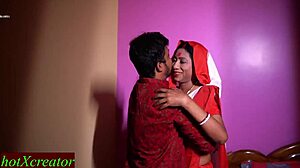 Widow Bhabhi's Hardcore Devar Fuck in Nylon Lingerie Domination