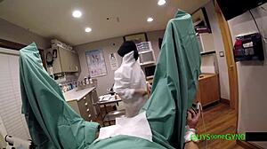 cum clinic extraction doctor tampa gets anal fingered by nonbinary docs backstage