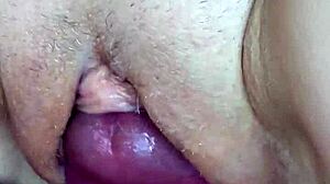 Watch my tight pussy take that warm cumshot up close 💦😍