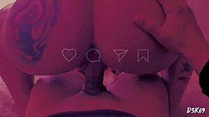Blonde bombshell begs for rimjob deepthroat and horny handjob fun