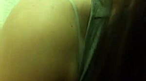 bbc lover brunette slurps massive throbbing big black monster cock