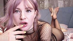 Redhead Amateur Sucks Huge Monster Cock Balls Deep Swallows Juicy Cum Play