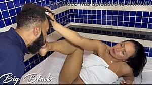 that plumber fixed her hot tub then she begged him to fuck her pussy n ass n cum in mouth full vid on red 😏🔥