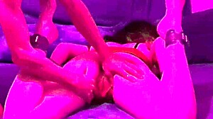submissive milf's handcuffed waitin' fer rough creampie poundin'