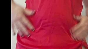 Pussless Panties Tease with Stockings Thong and Fishnet Flashing