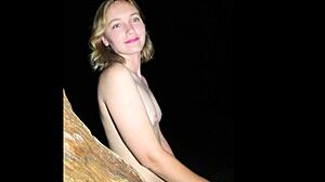 Lana Rey Gags on Deepthroat Choke in Nude Public Photoshoot!