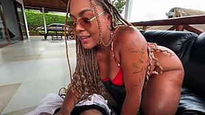 My husband's army buddy fucks my pussy pov outdoors carla morelli!