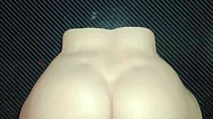 Doggy candy anal pussy creampie on huge ass!