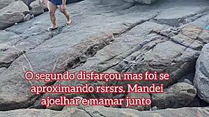 double beach pounding two brazilian asses at once