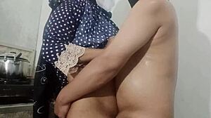 Housekeeper Fucked Hard In Kitchen By Horny Boss Doggystyle