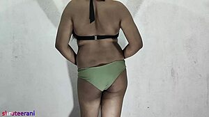 hey indian shemale, that olive bikini crossdressing got me hard for part 2!