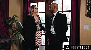 Pure Taboo: Boss's Lusty Wife Rayveness Deepthroats for Cuckold Promotion Dare