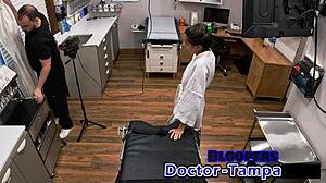 Dr tampa turns aria nicole into obedient corporate slave whore!