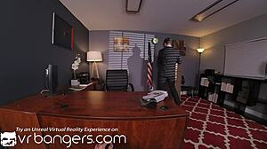 vr bangers marica hase hairy asian milf dominates skinny guy pov office heels