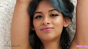 uhh cute brunette teen's perfect body makes daddy cum so fast...