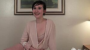 ARTEMIS RIPS CLOTHES TEASES PIERCED CLIT TO SQUIRTING ORGASM