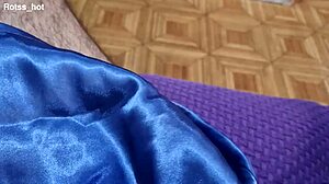 Naughty hairy guy's armpit fetish striptease and ripped clothes jerkoff