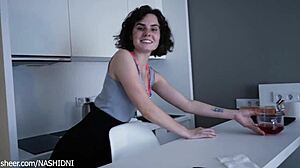 how much for this cleaning lady to suck cock and fuck nude?