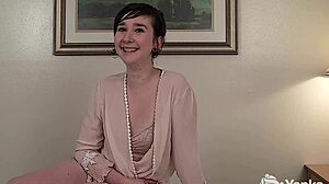 ARTEMIS RIPS CLOTHES TEASES PIERCED CLIT TO SQUIRTING ORGASM