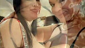 Stepmom Teaches Lesbian Anal To Stepdaughter Wet Milf Fuck