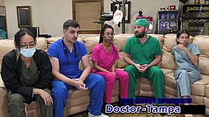 Dr tampa turns aria nicole into obedient corporate slave whore!