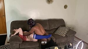 blonde slut gags chokes deepthroats huge black cock dominated roughly at wet casting squirting creampie