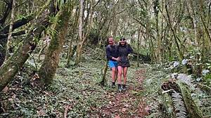 Skinny Colombian hermanastra cowgirl fucked rough in forest cum tits