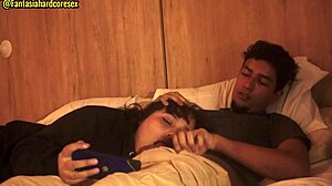 mi hermanastra chubby gags on my cock deepthroat interracial after movie 😩🍆 part 1