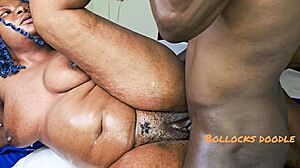 i wrecked two mature black asses in merciless anal threesome