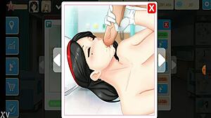 Sexy nurse hentai babe delivers steamy anime action in full erotic fantasy