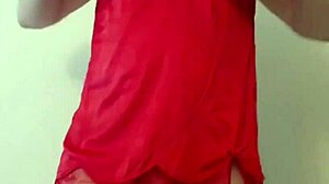 Pussless Panties Tease with Stockings Thong and Fishnet Flashing