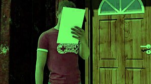 teacher milf with glasses rides monster cock vibrator buzzing pussy to orgasm pov!