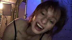 first time on cam turns super kinky with dp