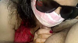 Hot Indian Wife Swallows Cum After Blowjob Facial