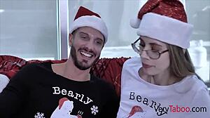 santa stepdad stuffs ariana marie with holiday dick!