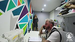 Lola Eastking Shoplifting Slut Begs for Nerd POV Pounding