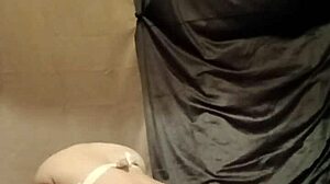 2025 Slave Maid Flaunts in Tiny Apron Humiliation